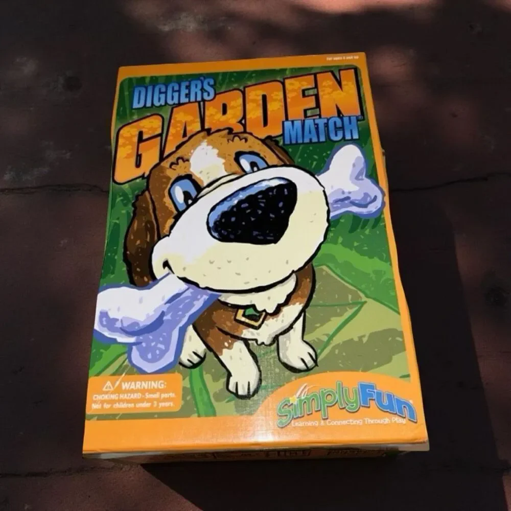 Simplyfun Diggers Garden Match Game Ages 4+ COMPLETE